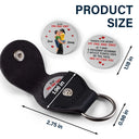 Gift For Couples,Gift For Husband,Gift For Boyfriend,Love - Thanks For Being My Husband - Personalized Leather Pocket Hug