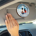 Memorial, Sad - That Leads My Way - Personalized Custom Shaped Car Visor Clip