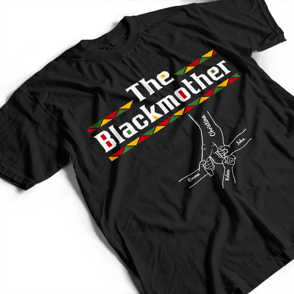 Afro Mom,Gift For Mother,Gift For Grandma,Gift For Women,Happy,Top Market,Afro - The Blackmother - Personalized T Shirt