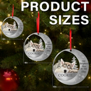 Dog Lovers,Pet Lovers,Sad,Memorial - Custom Photo The Brightest Star In The Sky - Personalized Metal Ornament