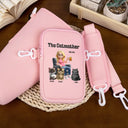 Pet Lovers, Pet Mom, Cat Lovers, Cat Mom, Happy - The Catmother - Personalized Bottle Carrier Bag