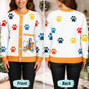 Funny, Pet Lovers, Cat Lovers, Cat Mom - The Catmother - Personalized Cardigan
