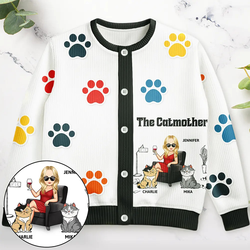 The Catmother - Personalized Cardigan