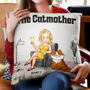 Funny,Cat Mom,Cat Lovers - The Catmother - Personalized Pillow