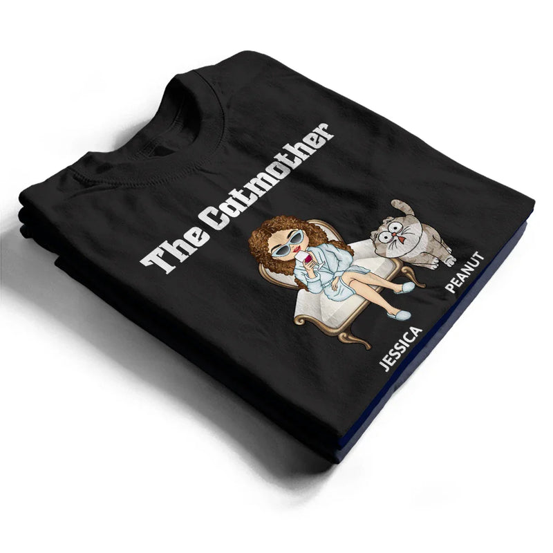 The Catmother Cool Outfit For Cat Lady - Personalized T Shirt