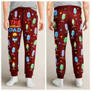 Gift For Husband,Gift For Yourself,Gift For Men,Gift For Father,Gift For Grandpa,Non-Eng,Icon,Humorous - The Coolest Pop Grandpa Dad - Personalized Pajama Pants