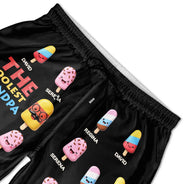 Gift For Husband,Gift For Grandpa,Gift For Father,Funny - The Coolest Pop Grandpa Dad - Personalized Unisex Beach Shorts