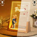 Gift For Couples,Gift For Husband,Gift For Wife,Gift For Girlfriend,LGBT,Love - The Day It All Began With Couple Names - Personalized Night Light