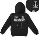 Gift For Father,Happy,Dad's Hobby,Non-Eng,Humorous - The Dockfather Nautical Dad Custom Kid Name - Personalized T Shirt