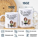 Dog Lovers,Dog Mom,Dog Dad,Funny - The Dog Times Best Dog Mom Ever - Personalized White Edge-to-Edge Mug