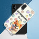 Dog Mom, Dog Dad, Happy - The Dogmother Dogfather Cute Dog - 3D Inflated Effect Printed, Personalized Clear Phone Case