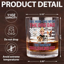 Pet Lovers,Pet Mom,Pet Dad,Dog Lovers,Dog Mom,Dog Dad - The Drinking Legend - Personalized Whiskey Glass