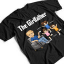Gift For Father, Dad - Daughters (Young), Happy - The Girlfather - Personalized T Shirt
