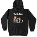 Gift For Father, Dad - Daughters (Young), Happy - The Girlfather - Personalized T Shirt