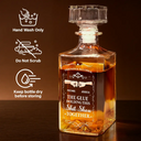 Funny,Gift For Brothers - The Glue Holding - Personalized Square Whiskey Bottle