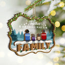 Family,Gift For Sibling,Love,Christmas - The Greatest Gift Our Parents Gave Us Was Each Other - Personalized 2-Layered Mix Ornament