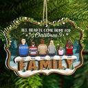 Family,Gift For Sibling,Love,Christmas - The Greatest Gift Our Parents Gave Us Was Each Other - Personalized 2-Layered Mix Ornament