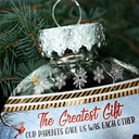 Family,Christmas,Love - The Greatest Gift Our Parents Gave Us Was Each Other - Personalized Ball Ornament