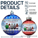 Family,Christmas,Love - The Greatest Gift Our Parents Gave Us Was Each Other - Personalized Ball Ornament