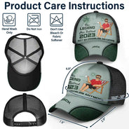 Retirement, Gift For Wife, Gift For Husband, Gift For Yourself, Gift For Women, Gift For Men, Gift For Grandpa, 
Gift For Father, Gift For Mother, Gift For Grandma, Funny - The Legend Has Retired Not My Problem Anymore - Personalized Mesh-back Casual Cap