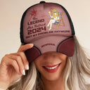 Retirement, Gift For Wife, Gift For Husband, Gift For Yourself, Gift For Women, Gift For Men, Gift For Grandpa, 
Gift For Father, Gift For Mother, Gift For Grandma, Funny - The Legend Has Retired Not My Problem Anymore - Personalized Mesh-back Casual Cap