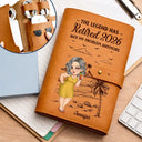 Retirement,Gift For Men,Gift For Women,Happy - The Legend Has Retired Turban Woman Man - Personalized Leather Cable Bag