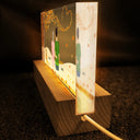 Gift For Women,Gift For Mother,Single Mom,Mom,Daughters,Sons,Children,Love - The Love Between A Mother & Her Daughters Sons - Personalized Rectangle LED Light