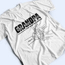 Gift For Father,Happy,Gift For Grandpa - The Man The Myth - Personalized T Shirt