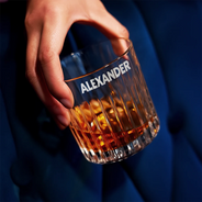 Gift For Father,Happy,Gift For Grandpa - The Man The Myth The Legend - Personalized Rocks Whiskey Glass