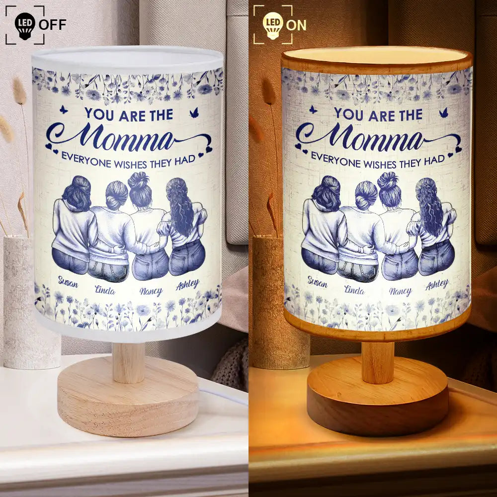 Gift For Mother,Gift For Women,Gift For Wife,Christmas,Love - The Mom Everyone Wishes They Had Toile Backside - Personalized Fabric Lamp