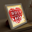 Gift For Wife, Love - The Only Thing Better Is Our Children Having You As Their Mom - Personalized LED Light Flower Shadow Box