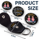 Gift For Daughter,Happy,New Mom,Gift For Women,Top Market,Dad - Daughters (Adult),Gift For Son,Mom - Sons,Dad - Sons,Gift For Grandkids,New Dad - The Only Thing Better Than Being Your Father - Personalized Leather Pocket Hug