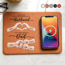 Top Market,Sentimental,Gift For Husband,Gift For Couples,Vector - The Only Thing Better Than Having You As Husband - Personalized Leather Charging Mat