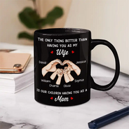 Gift For Men,Happy,Gift For Husband,Gift For Women,Gift For Wife - The Only Thing Better Than Having You As My Wife Husband - Personalized Mug