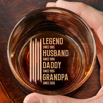 America's 250th Anniversary Engraved Whiskey Glass