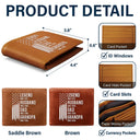 Gift For Father,Gift For Grandpa,Independence Day,Gift For Husband,Afro Dad,Non-Eng,Icon,Proud - The Original Legend Legend Husband Daddy Grandpa - Personalized Leather Wallet