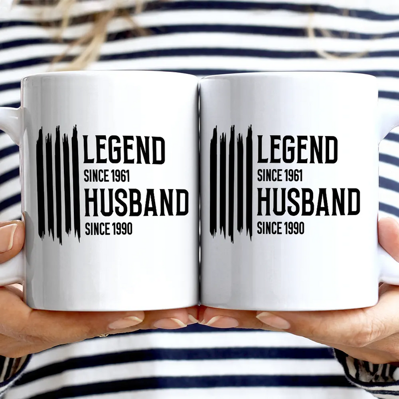 Gift For Father,Gift For Grandpa,Independence Day,Gift For Husband,Afro Dad,Non-Eng,Icon,Proud - The Original Legend Legend Husband Daddy Grandpa - Personalized Mug