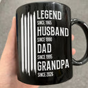 Gift For Father,Gift For Grandpa,Independence Day,Gift For Husband,Afro Dad,Non-Eng,Icon,Proud - The Original Legend Legend Husband Daddy Grandpa - Personalized Mug