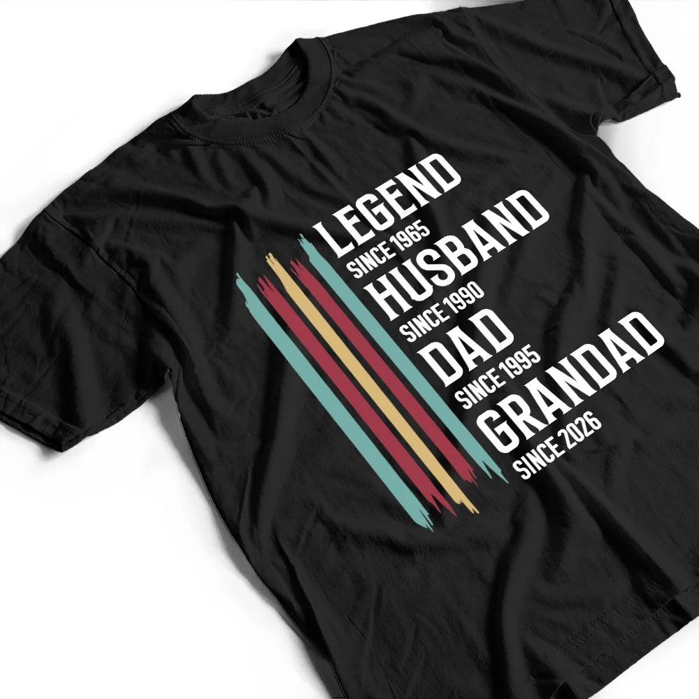 Gift For Grandpa,Dad's Hobby,Afro Dad,Gift For Men,Independence Day,Happy,Top Market - The Original Legend Legend Husband Daddy Grandpa - Personalized T Shirt