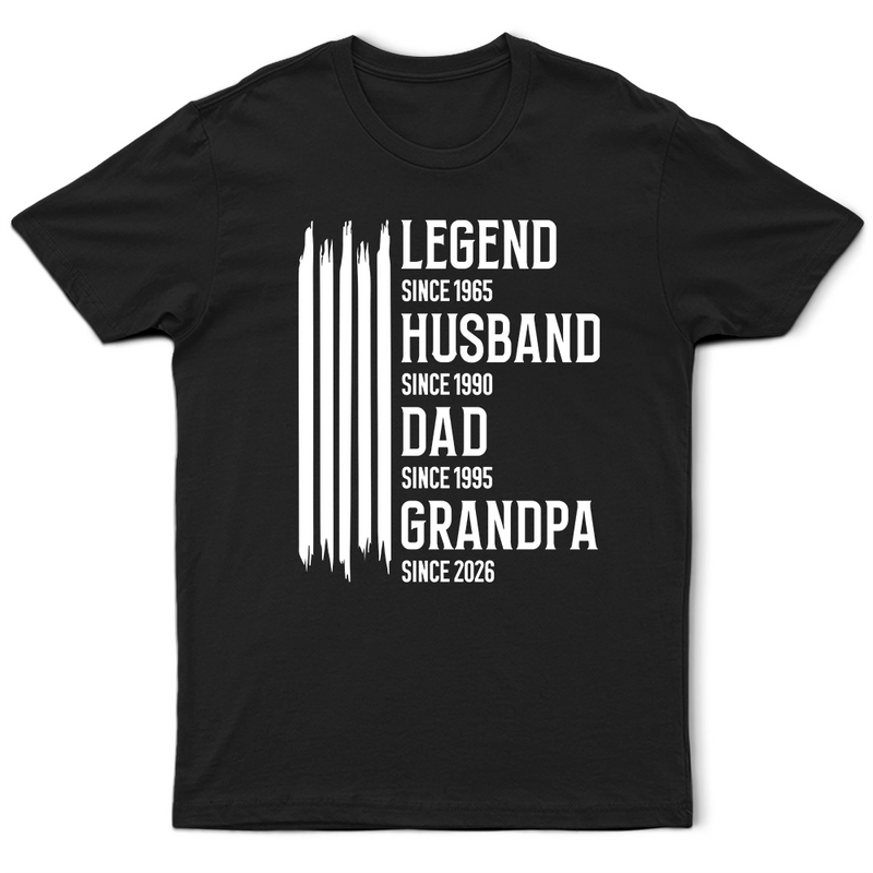 Gift For Grandpa,Dad's Hobby,Afro Dad,Gift For Men,Independence Day,Happy,Top Market - The Original Legend Legend Husband Daddy Grandpa - Personalized T Shirt