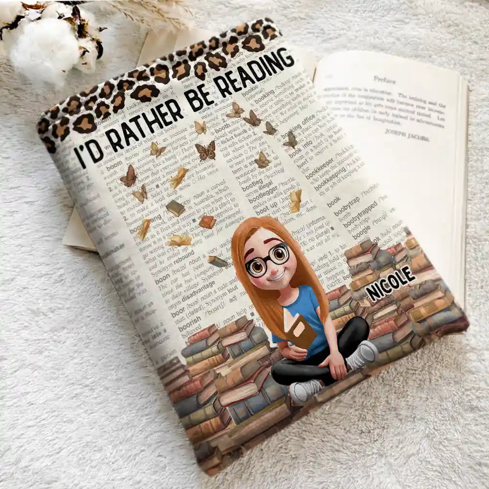 Reading,Gift For Yourself,Gift For Women,Happy - The World Belongs To Those Who Read - Personalized Book Sleeve