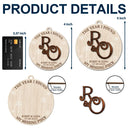 Christmas,Gift For Couples,Gift For Husband,Gift For Wife,Gift For Boyfriend,Gift For Girlfriend,Love - The Year I Found My - Personalized 2-Layered Wooden Ornament