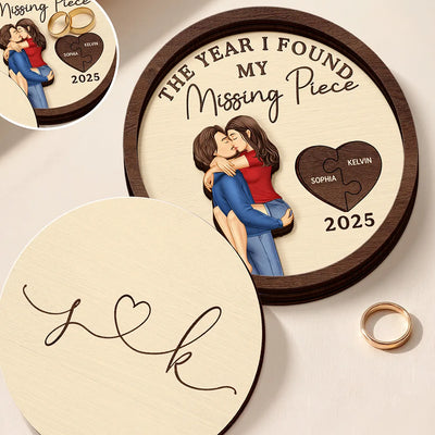 2-Layered Wooden Ring Dish