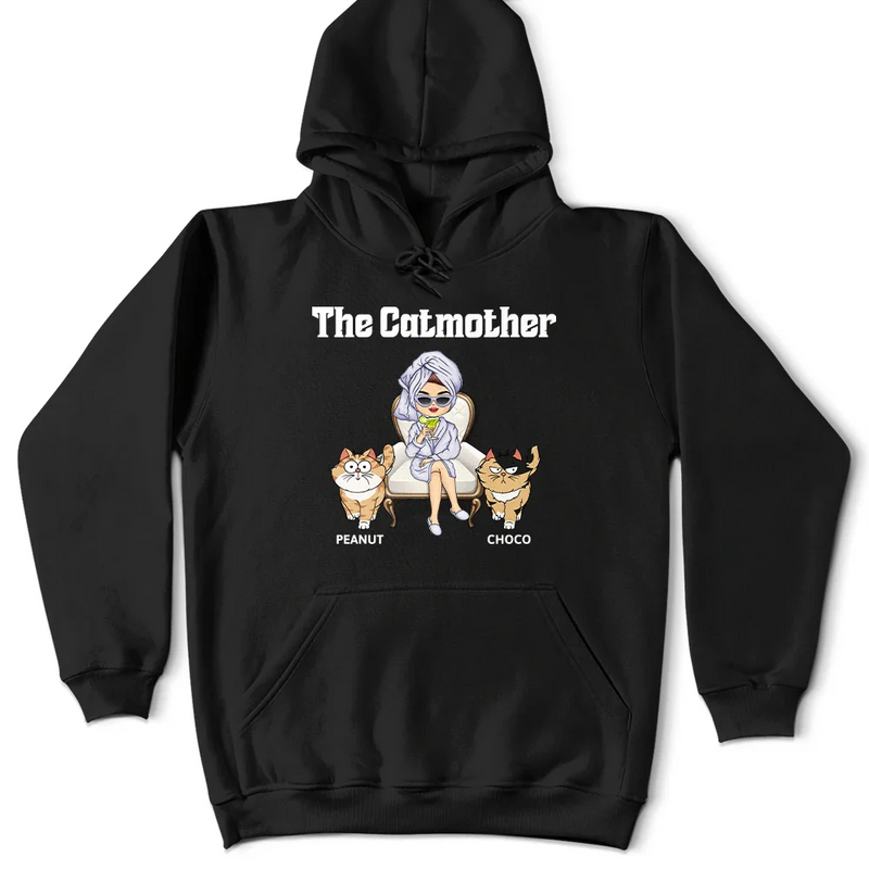 The Catmother Cool Outfit For Cat Lady - Personalized T Shirt
