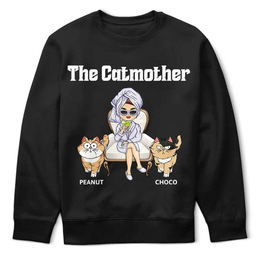 The Catmother Cool Outfit For Cat Lady - Personalized T Shirt