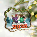 Gift For Bestie,Christmas,Gift For Sisters,Gift For Brothers,Gift For Sibling,Cousin,Love - There Is No Greater Gift Than Friendship - Personalized 2-Layered Mix Ornament