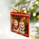 Gift For Grandkids,Grandma - Grandkids,Grandpa - Grandkids,Happy,Gift For Grandpa,Gift For Grandma,Gift For Grandparents,Gift For Kids,Christmas - There's No Greater Gift Than Grandkids - Personalized Custom Shaped Acrylic Ornament