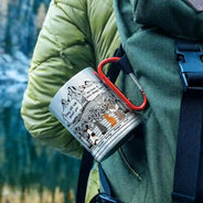 Sad, Pet Lovers, Pet Mom, Pet Dad - They Still Talk About You - Personalized Carabiner Mug
