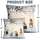 Sad,Memorial,Pet Lovers - They Still Talk About You - Personalized Pillow