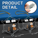 Sad,Memorial,Pet Lovers,Christmas - They Still Talk About You - Personalized Snowflakes Shaped Glass Ornament